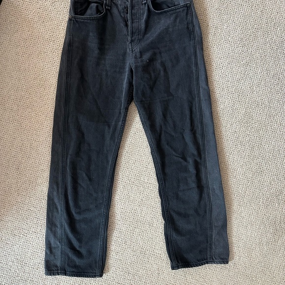 Two-tone grey denim Rag & Bone wide-leg jeans. Size 27 - Picture 4 of 5